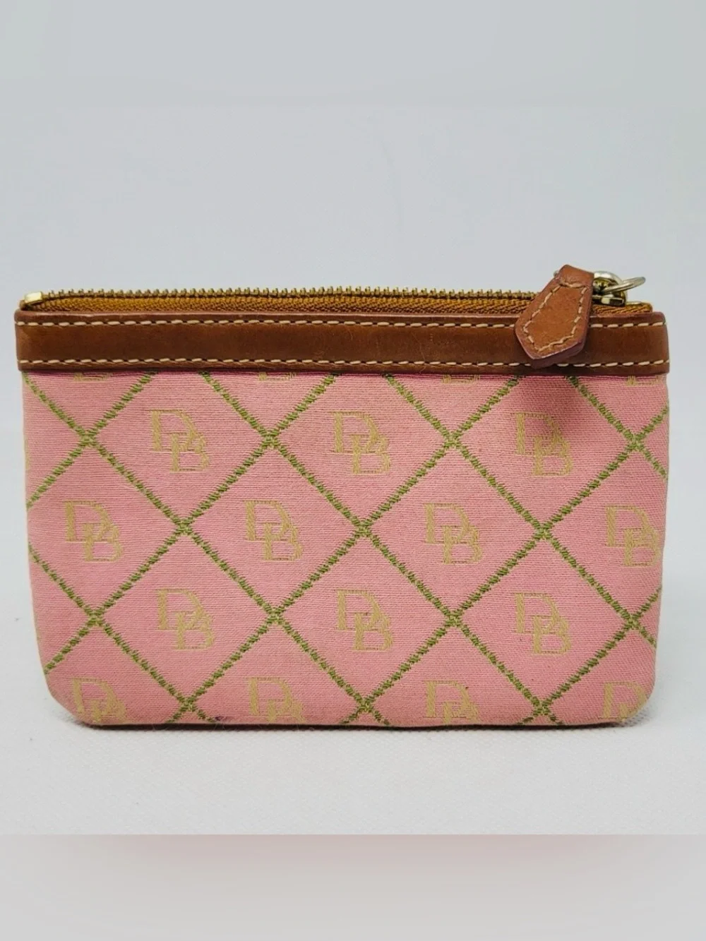 Dooney & Bourke Pink Logo Coin Purse